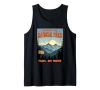 Poster vintage Protect Our National Parks Randonnée Hommes Femmes Débardeur