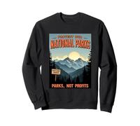 Poster vintage Protect Our National Parks Randonnée Hommes Femmes Sweatshirt
