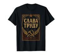 Poster Vintage Russian Glory to Labor T-Shirt
