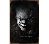 Poster vintage Stephen King de 20,3 x 30,5 cm - Style vintage - Plaque murale publicitaire en métal - SP#198