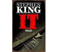 Poster vintage Stephen King de 20,3 x 30,5 cm - Style vintage - Plaque murale publicitaire en métal - SP#213