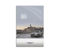 Poster vintage Supercar pour Aston Martin DB5 classique British Sports Car Poster décoratif sur toile Poster mural et image d'art moderne pour chambre à coucher