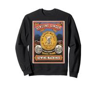 Poster Vintage - T-Shirt rétro Singer Machine à Coudre Sweatshirt