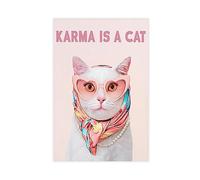 Poster vintage Taylor - Couverture de l'album karma - Affiches sur toile pour décoration murale de chambre de garçons et de filles - Sans cadre - 30 x 45 cm