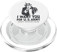 Poster Vintage Uncle Sam I Want You for US Army PopSockets PopGrip pour MagSafe