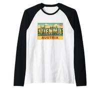 Poster Vintage Vienne City Autriche Souvenir Art Graphic Manche Raglan