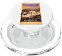 Poster Vintage Washington DC Cour suprême aérienne de Voyage PopSockets PopGrip pour MagSafe
