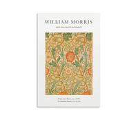 Poster vintage William Morris Flower - Affiche d'exposition William Morris - Décoration murale - Impression sur toile - Affiches d'œuvres d'art pour décoration de chambre - 20 x 30 cm