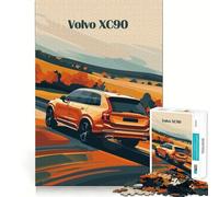 Poster Volvo XC,Puzzle de 1000 pièces pour Adultes,défi intellectuel,découpe précise,alignement Parfait,activité Amusante en Famille Le Soir (38x52cm)