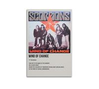 Poster Wind of Change par Scorpions - Décoration murale esthétique pour salon, chambre à coucher - 40 x 60 cm - Style sans cadre