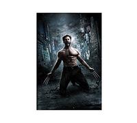 Poster Wolverine Logan Hugh Jackman Movie Classics 12 toiles pour décoration de chambre à coucher, de sport, de bureau, de salle de bain, sans cadre : 30 × 45 cm