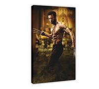 Poster Wolverine Logan Hugh Jackman Movie Classics 32 pour chambre à coucher, décoration sportive, paysage, bureau, chambre, cadre cadeau : 30 × 45 cm