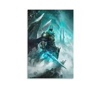 Poster World Of Warcraft Map (32) - Impression sur toile - Décoration murale - 40 x 60 cm