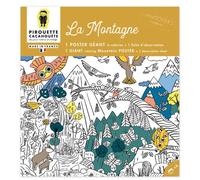 Loisirs Créatifs 'Mes posters à colorier'' La Montagne Pirouette C