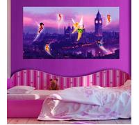 Poster XXL - Fée Clochette - Multicolore - 160 x 115 cm - Décoration murale enfant