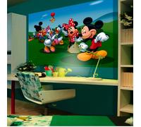 AG ART Poster XXL intisse La Maison de Mickey Disney 155X115 CM Multicolors