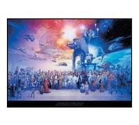 Poster XXL Star Wars - Personnages 100 x 140cm G