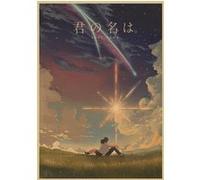 Poster Your Name (Kimi No Na Wa) Anime Japonais - 42 x 30 cm (Style 10) G