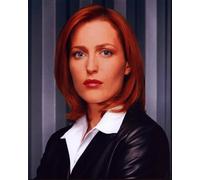 Posterazzi Gillian Anderson MVM53240 Veste en cuir noir avec impression photographique (8 x 10)