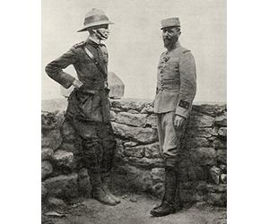 Posterazzi Sir Ian Hamilton Left And General Henri Gouraud Right In Gallipoli. From The World War A History Volume III Publié 1916 Poster Print (26 x 32)