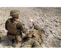 Posterazzi U.S. Marines provide suppressive targets with an M240B Machine Gun during a Combined Arms Live Fire Exercise. Poster Print (17 x 11)