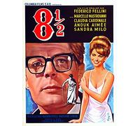Postercinema 8½ Federico Fellini - Affiche de qualité - cm. 30 x 40