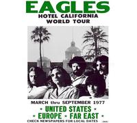 Postercinema Eagles Hotel California World Tour Poster 30 x 40 cm
