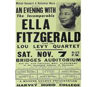 Postercinema Ella Fitzgerald at Bridges Auditorium Poster 30 x 40 cm