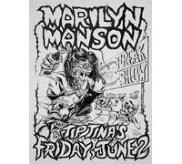 Postercinema Marilyn Manson Freak Show at Tiptina's New Orleans 1995 - Affiche de qualité cm. 30 x 40