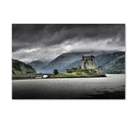 Postereck - 0157 - Château d'Eilean Donan, Écosse, nature. Art Mural Tirage - Décoration voyage, château, historique, Poster - Affiche - 4:3 40,0 cm x 30,0 cm