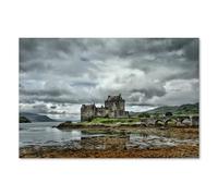 Postereck - 0159 - Château d'Eilean Donan, Écosse, paysage. Art Mural Impression - Décoration voyage, historique, château, Poster - toile - 100,0 cm x 75,0 cm