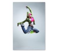 Postereck - 0192 - Hip Hop, danseuse, musique, street dance. Art Mural Impression - Décoration danse, urbaine, rythme, Poster - Affiche - 3:2 61,0 cm x 40,5 cm