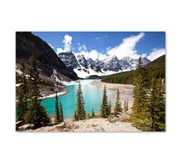 Postereck - 0781 - Lac, montagnes, arbres, nature, eau, Canada. Art Mural Tirage - Décoration nature, paysage, Canvas - Affiche - 3:2 91,0 cm x 61,0 cm