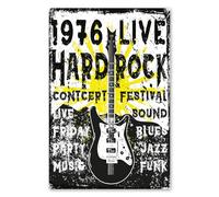 Postereck - 2148 - Impression Festival Hard Rock Musique Guitare - Art Mural, Concert, Métal, Scène, Rétro - Affiche - DIN A3 29,7 cm x 42,0 cm