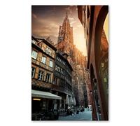 Postereck - 2631 - Tirage Cathédrale de Strasbourg Église Foi Religion - Art Mural, Voyage, Architecture - Affiche - 4:3 81,0 cm x 61,0 cm