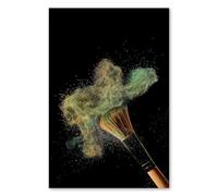 Postereck - 3514 - Tirage Pinceau Make Up Couleur Maquillage Poudre Mode - Art Mural, Glamour, Design - Affiche - 4:3 81,0 cm x 61,0 cm