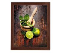 postergaleria Tableau dans cadre | Affiche | Moderne | Art mural | Différents thèmes 40 x 50 cm (citron)