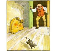 POSTERIIk Célèbre Moderne Mur Art Tableaux Posters C'est le rat qui a mangé le malt par un artiste célèbre Paysage Toile Affiche Pour la Décoration de Bureau 60x90cm