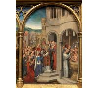POSTERIIk Célèbre Moderne Mur Art Tableaux Posters Détail du Reliquaire de Sainte Ursule de Hans Memling Paysage Toile Affiche Pour la Décoration Murale 60x90cm