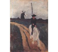 POSTERIIk Célèbre Moderne Mur Art Tableaux Posters Don Quichotte de Paula Modersohn Becker Paysage Toile Affiche Pour la Décoration de Bureau 60x90cm