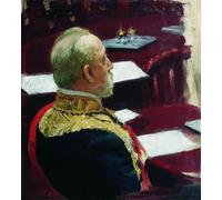 POSTERIIk Célèbre Moderne Mur Art Tableaux Posters Étude pour le portrait du secrétaire d'État Mikhail Galkin vransky par Il Ya Repin Paysage Toile Affiche Pour la Décoration Murale 60x90cm