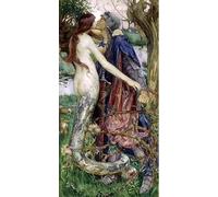 POSTERIIk Célèbre Moderne Mur Art Tableaux Posters La Sirène ou le baiser de l'enchanteresse d'Isobel Lilian Gloag Paysage Toile Affiche Pour la Décoration du Salon 60x90cm