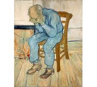 POSTERIIk Célèbre Moderne Mur Art Tableaux Posters Le vieil homme en deuil de Vincent Van Gogh Paysage Toile Affiche Pour la Décoration Murale 60x90cm