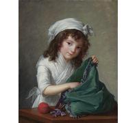POSTERIIk Célèbre Moderne Mur Art Tableaux Posters Mademoiselle Alexandrine Emilie Brongniart by Louise Élisabeth Vigée Le Brun Paysage Toile Affiche Pour la Décoration de Bureau 60x90cm