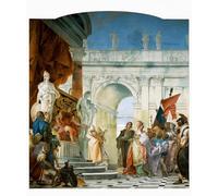 POSTERIIk Célèbre Moderne Mur Art Tableaux Posters Magnanimité de Scipion Détail des Gloires de Scipion l'Africain par Battista Paysage Toile Affiche Pour la Décoration du Salon 60x90cm
