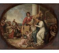 POSTERIIk Célèbre Moderne Mur Art Tableaux Posters Manufacture britannique par Benjamin West Paysage Toile Affiche Pour la Décoration du Salon 60x90cm