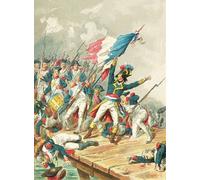 POSTERIIk Célèbre Moderne Mur Art Tableaux Posters Napoléon Bonaparte au Pont Arcole de Frédéric Théodore Lix Paysage Toile Affiche Pour la Décoration de Bureau 60x90cm