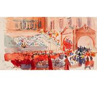POSTERIIk Célèbre Moderne Mur Art Tableaux Posters Partie d'un carnet de croquis d'Albert Edelfelt Paysage Toile Affiche Pour la Décoration du Salon 60x90cm
