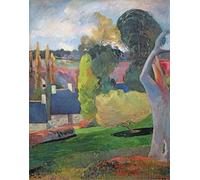 POSTERIIk Célèbre Moderne Mur Art Tableaux Posters Paysage de Bretagne par Paul Gauguin Paysage Toile Affiche Pour la Décoration du Salon 60x90cm