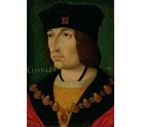 POSTERIIk Célèbre Moderne Mur Art Tableaux Posters Portrait de Charles VIII Roi de France par Jean Bourdichon Paysage Toile Affiche Pour la Décoration Murale 60x90cm